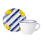 Hermia Juego de Desayuno de Porcelana de 26 Piezas Multicolor